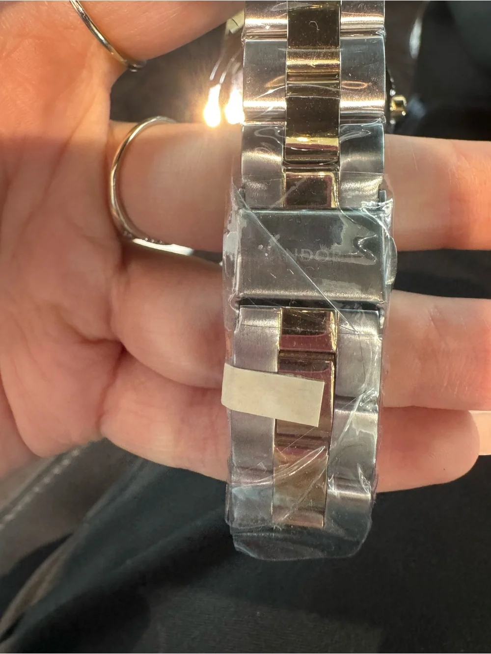 Brand New Authentic Pandora Imagine Two-Tone Opal Face Swiss Made Watch